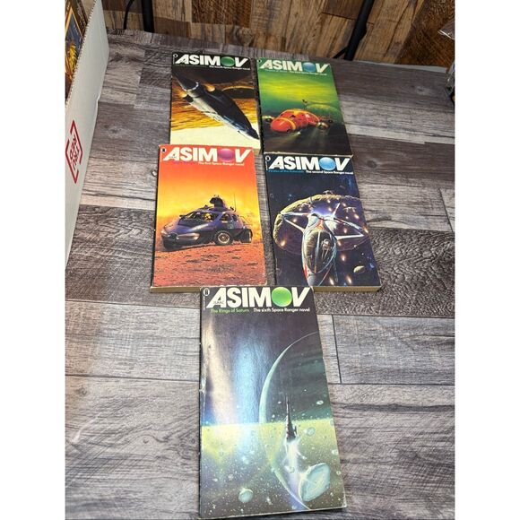 Isaac ASIMOV - The Rings of Saturn 5 Out Of The 6 In The Series Vintage. - Picture 1 of 2